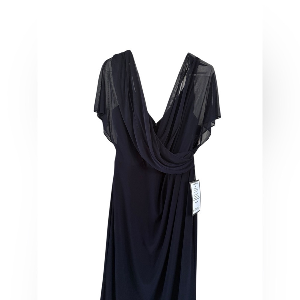 Betsy & Adam Navy Blue Maxi Dress - Picture 8 of 12